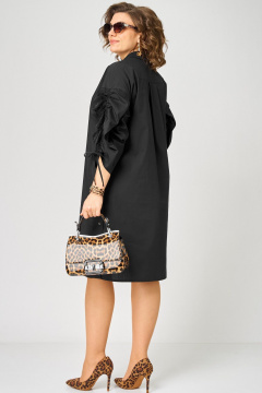 Платье EVA GRANT 7102 черный - фото 4