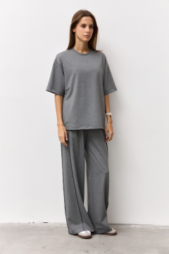 Джемпер Luitui R5076 серый - фото 4