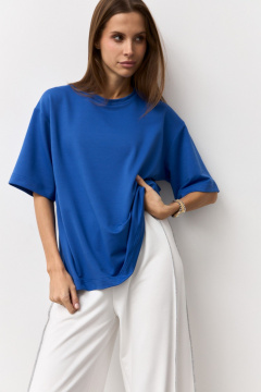 Джемпер Luitui R5076 ярко-синий - фото 4