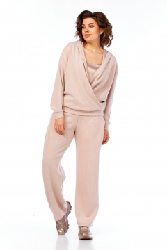 Брюки, топ Диомант 2144 пудра - фото 2