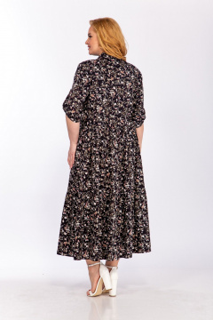 Платье СиБон 0268 черный - фото 3