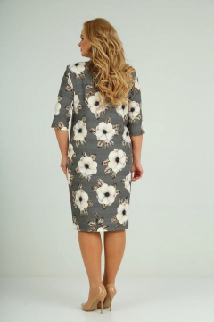 Платье СиБон 0120 серый - фото 3