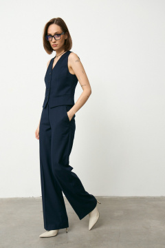 Брюки, жилет Luitui R4068 темно-синий - фото 4