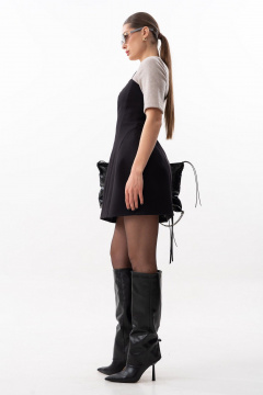 Платье SILVERSPICE S-5641 черный - фото 3