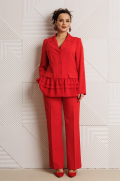 Брюки, жакет Mubliz 311 красный - фото 2