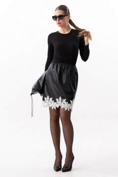 Юбка SILVERSPICE S-4617 черный - фото 2