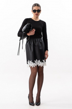 Юбка SILVERSPICE S-4617 черный - фото 1