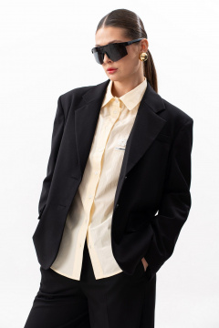 Брюки, жакет SILVERSPICE S-1635 черный - фото 2