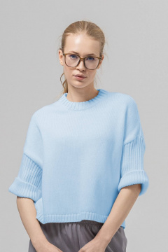 Джемпер Romgil РВ0386-ХЛ2 бледно-голубой - фото 1