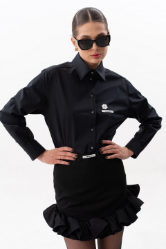 Блуза SILVERSPICE S-7632  черный - фото 5