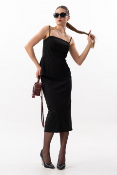 Юбка SILVERSPICE S-4616 черный - фото 1