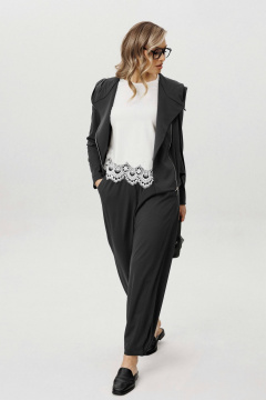 Брюки, куртка, топ Fantazia Mod 5370 черный - фото 4