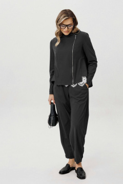 Брюки, куртка, топ Fantazia Mod 5370 черный - фото 2