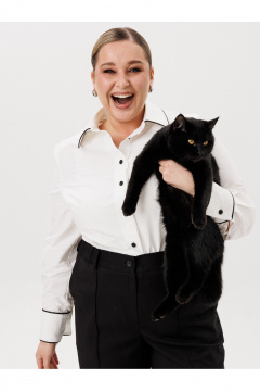 Брюки, жилет AVA fashion М-175 черный - фото 3