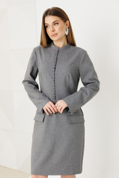 Платье Amberа Style 1139 серый - фото 4