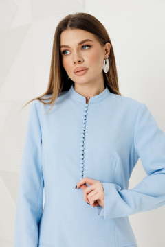 Платье Amberа Style 1139-1 голубой - фото 3