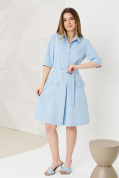 Платье Amberа Style 1140 голубой - фото 4