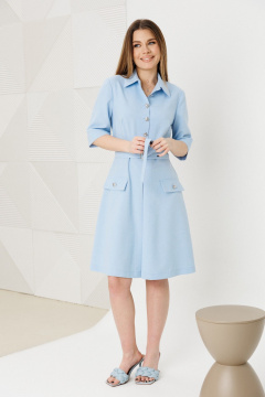 Платье Amberа Style 1140 голубой - фото 3