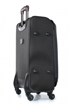 Чемодан Galanteya 3014.25с314к45 черный/зелен - фото 3