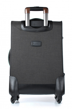 Чемодан Galanteya 3014.25с314к45 черный/зелен - фото 4