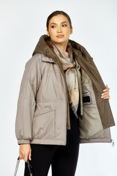 Куртка Shetti 2213 бежево-серый - фото 4