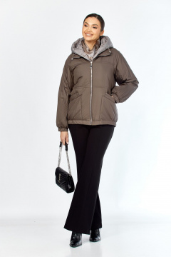 Куртка Shetti 2213 пепельно-коричневый - фото 4