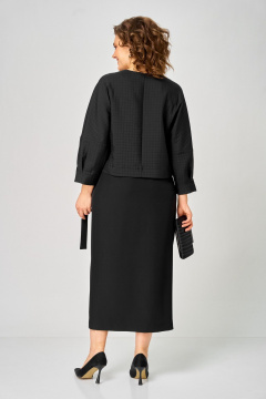 Жакет, юбка Michel chic 1443 черный_кубик - фото 5