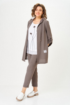 Брюки, кардиган, топ Svetlana-Style 1527 мокко - фото 2