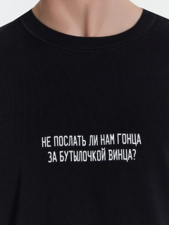 Футболка Mark Formelle 111875/24-4430П-0 черный_печать6_2_сл_на_пол - фото 3