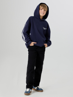 Худи Mark Formelle 123496/25-38480П-7 полуночно_синий_печать_1_сл_на_дет_пер - фото 1