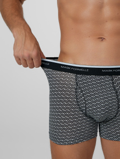 Трусы Mark Formelle 411232/25-5225П-5 квадратный_узор_на_черном - фото 4