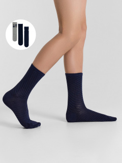 Носки Mark Formelle 430A-1491/B5-233430A-1 т.синий_серый_меланж_рис.1491 - фото 1