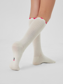 Носки Mark Formelle 430K-3175/B5-25430K молочный_малиновый_рис.3175 - фото 2