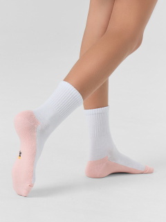 Носки Mark Formelle 444K-3078/B4-25444K белый_розовый_рис.3078 - фото 1