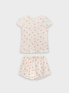 Майка, шорты Mark Formelle 567752/25-39553ПП-1 цветы_на_молочном1 - фото 1