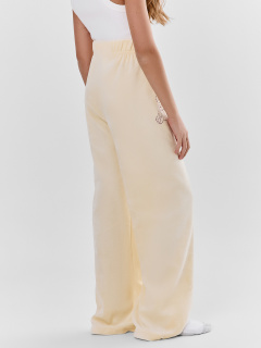 Брюки Mark Formelle 587002/25-39105П-3-3 молочный_печать_1сл_аппликация_из_страз_ПР_дет_пе - фото 2