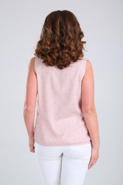 Блуза свободного силуэта с сборкой на резинку Modema м.216/1 - фото 3