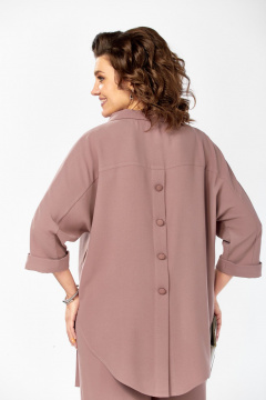 Блуза, брюки БагираАнТа 1105 какао - фото 3