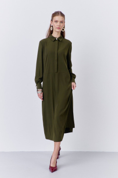 Платье FLAIM 2065 хаки - фото 1