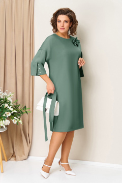 Платье VOLNA 1461 мятно-зеленый - фото 4