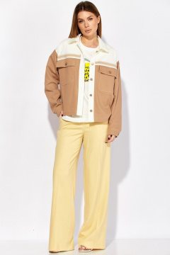 Брюки Laikony L-942-2 сливочный - фото 1