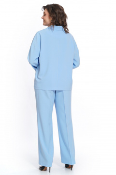 Брюки, жакет Alani Collection 2437 голубой - фото 5