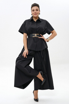 Блуза, брюки Alani Collection 2494 черный - фото 1