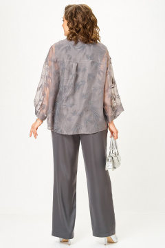 Блуза, брюки, топ Alani Collection 2517 серый - фото 4