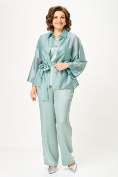 Блуза, брюки, топ Alani Collection 2517 мята - фото 1