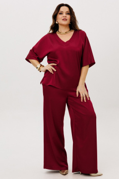 Блуза, брюки ANIDEN 6118-2 бордо - фото 5