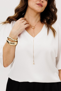 Блуза, брюки ANIDEN 6118-5 черно-белый - фото 5