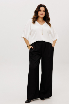 Блуза, брюки ANIDEN 6118-5 черно-белый - фото 1