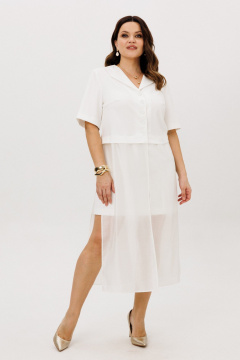 Блуза, юбка ANIDEN 6128-1 молочный - фото 3