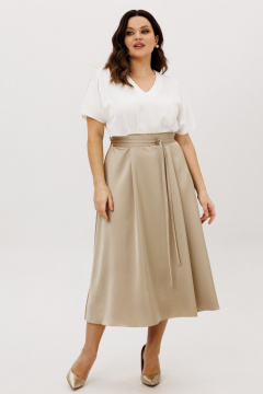 Платье ANIDEN 721-2 бежевый - фото 5